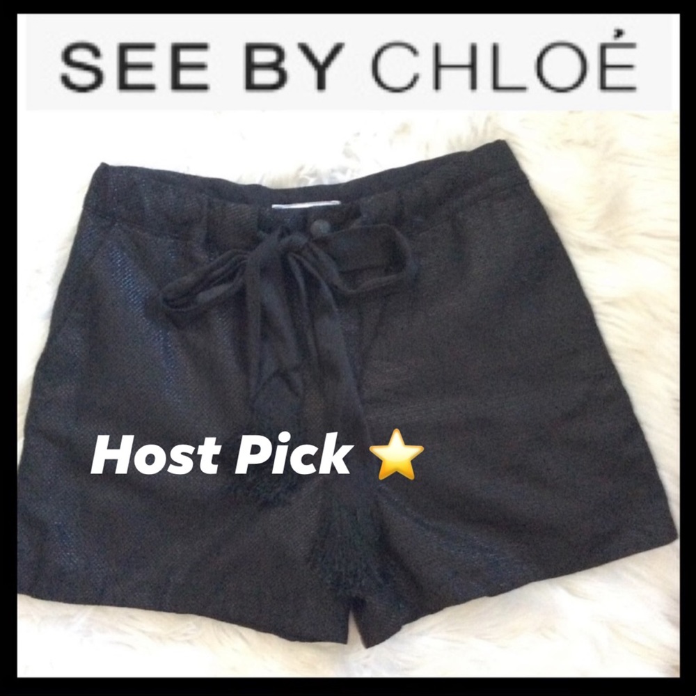 ⭐️HP⭐️See By Chloe’ Metallic Shorts